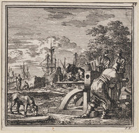 KG 05865
<br/>
De Draai-spil..
<br/>
<em>Luyken, Jan (1649-1712)</em>